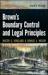 Brown's Boundary Control and Legal Principles -  Walter G. Robillard,  Donald A. Wilson