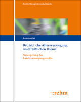 Betriebliche Altersversorgung im öffentlichen Dienst - Bernhard Langenbrinck, Sabine Kulok