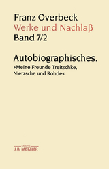 Franz Overbeck: Werke und Nachlaß - 