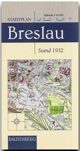 Karte - Stadtplan BRESLAU - Stand 1932