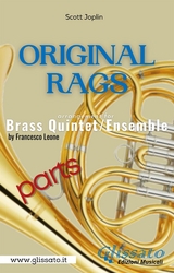 Brass Sheet Music for Quintet: Original Rags (parts) - Scott Joplin, Brass Series Glissato
