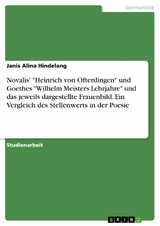 Novalis' "Heinrich von Ofterdingen" und Goethes "Wilhelm Meisters Lehrjahre" und das jeweils dargestellte Frauenbild. Ein Vergleich des Stellenwerts in der Poesie - Janis Alina Hindelang