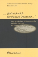 "... fühlte ich mich durchaus als Deutscher..." - Tillmann Krach