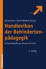 Handlexikon der Behindertenpädagogik - Antor, Georg; Bleidick, Ulrich