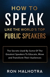 How To Speak Like The World's Top Public Speakers -  Ron Malhotra