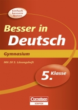 Besser in der Sekundarstufe I - Gymnasium / 5. Schuljahr - Übungsbuch mit separatem Lösungsheft (20 S.) - Werner Braukmann