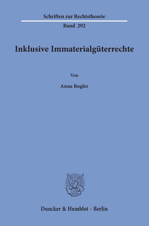 Inklusive Immaterialgüterrechte. -  Anna Rogler