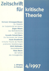 Zeitschrift für kritische Theorie / Zeitschrift für kritische Theorie, Heft 4 - 