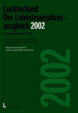 Luchterhand Der Lohnsteuer-Jahresausgleich 2002 - 