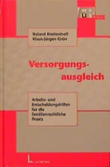 Versorgungsausgleich - Roland Klattenhoff, Klaus-Jürgen Grün