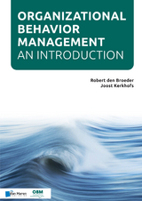 Organizational Behavior Management - An introduction (OBM) - Joost KerkhofsRobert den Broeder
