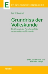 Grundriss der Volkskunde - Brednich, Rolf W