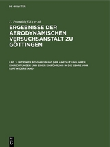 Mit einer Beschreibung der Anstalt und ihrer Einrichtungen und einer Einführung in die Lehre vom Luftwiderstand - 