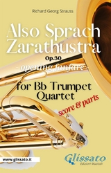 Also Sprach Zarathustra - Bb Trumpet Quartet (parts&score) - Richard Georg Strauss