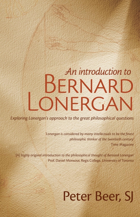 Introduction to Bernard Lonergan -  Peter Beer