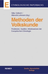 Methoden der Volkskunde - Göttsch, Silke; Lehmann, Albrecht