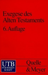 Exegese des Alten Testaments - Fohrer, Georg; Hoffmann, Hans W.; Huber, Friedrich