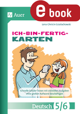 Ich-bin-fertig-Karten Deutsch Klassen 5-6 - Lena-Christin Grzelachowski