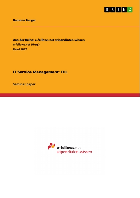 IT Service Management: ITIL - Ramona Burger