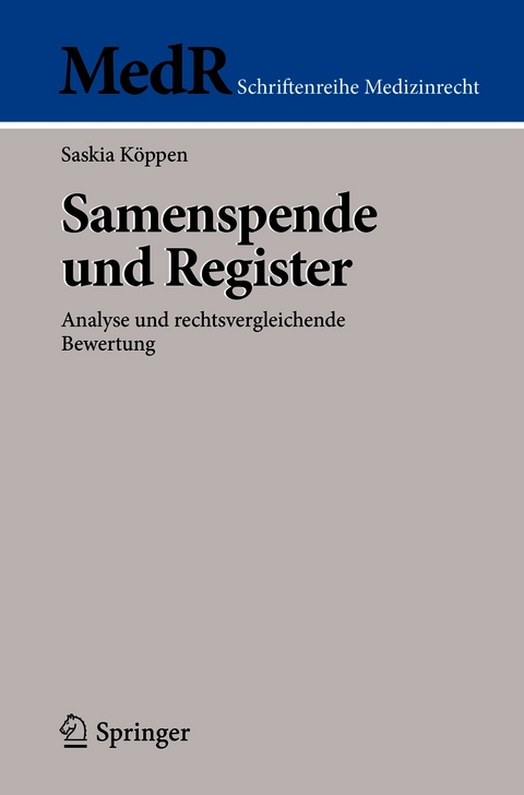 Samenspende und Register - Saskia Köppen