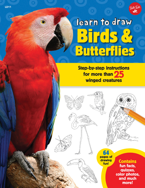 Learn to Draw Birds & Butterflies -  Robbin Cuddy