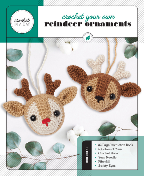 Crochet Your Own Reindeer Ornaments -  Katalin Galusz
