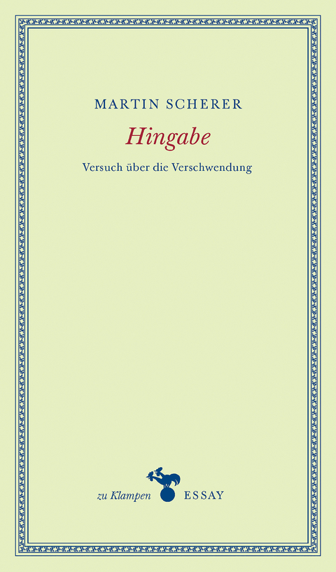 Hingabe - Martin Scherer