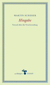 Hingabe - Martin Scherer