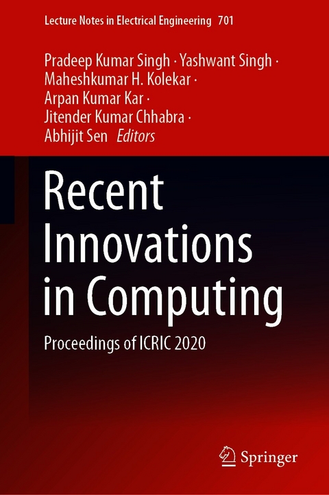 Recent Innovations in Computing - 