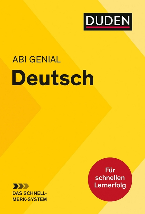 Abi genial Deutsch: Das Schnell-Merk-System - Monika Bornemann, Michael Bornemann, Christine Schlitt