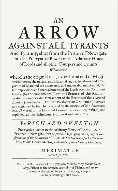 An Arrow Against All Tyrants -  Richard Overton