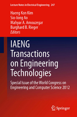 IAENG Transactions on Engineering Technologies - 