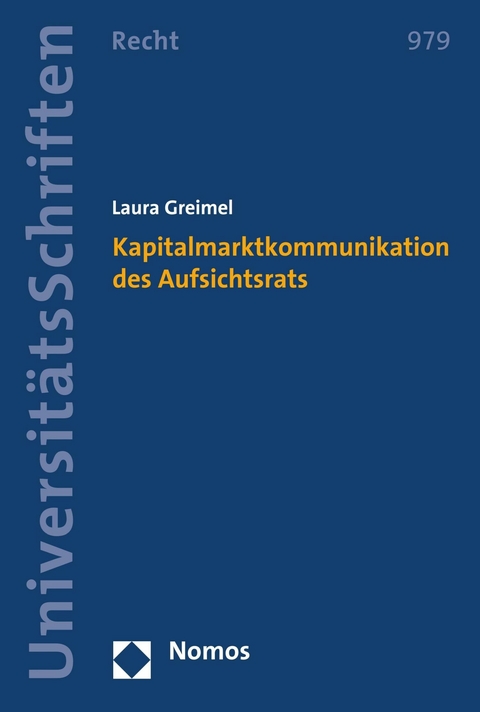 Kapitalmarktkommunikation des Aufsichtsrats - Laura Greimel