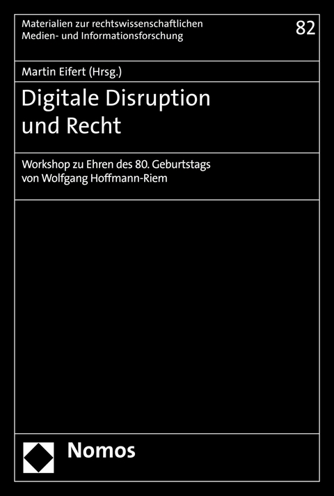 Digitale Disruption und Recht - 