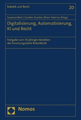 Digitalisierung, Automatisierung, KI und Recht - 