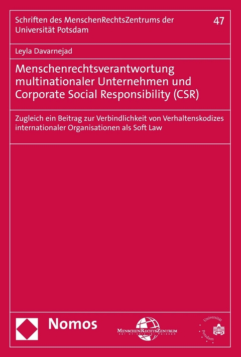 Menschenrechtsverantwortung multinationaler Unternehmen und Corporate Social Responsibility (CSR) -  Leyla Davarnejad
