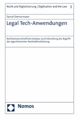 Legal Tech-Anwendungen - Daniel Timmermann