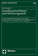 Sozialkassenverfahren und Verfassungsrecht - Bernd Grzeszick