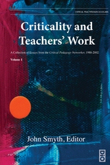 Criticality and Teachers' Work - 