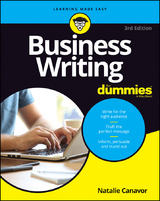 Business Writing For Dummies -  Natalie Canavor