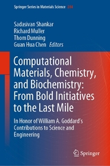 Computational Materials, Chemistry, and Biochemistry: From Bold Initiatives to the Last Mile - 