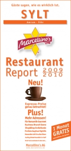 Marcellino's Restaurant Report Sylt 2009/2010 - Hudalla, Marcellino