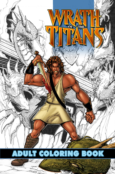 Wrath of the Titans: Adult Coloring Book - Darren G. Davis