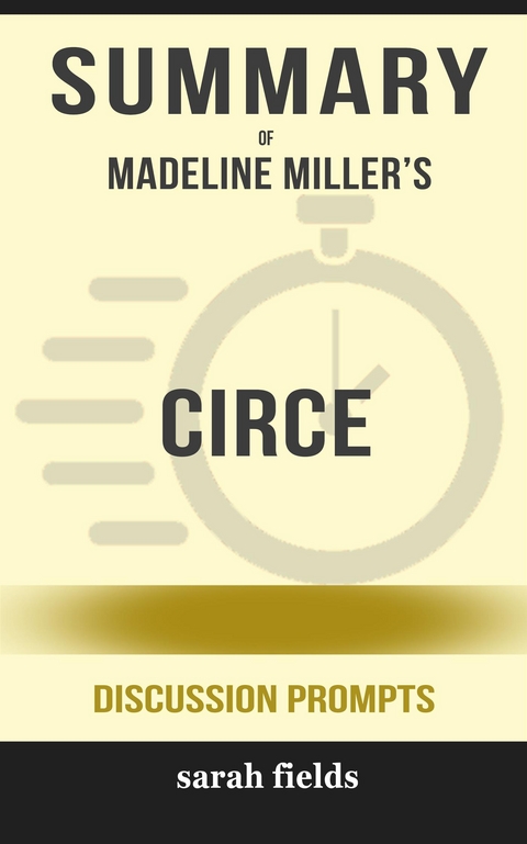 Circe by Madeline Miller (Discussion Prompts) - Sarah Fields