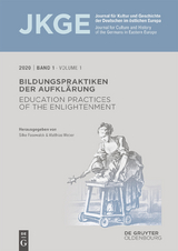 Bildungspraktiken der Aufklärung / Education practices of the Enlightenment - 