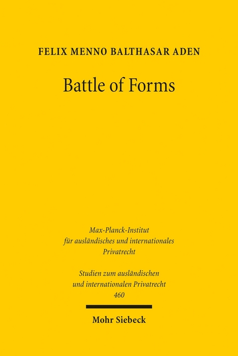 Battle of Forms -  Felix Menno Balthasar Aden