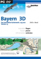 Bayern 3D. Das interaktive Kartenwerk. Set: DVD 1 + 2. - 