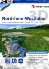 Nordrhein-Westfalen 3D. Das interaktive Kartenwerk. Set: DVD 1 + 2. Interaktiv fliegen, Touren planen, GPS & Karten verbinden - 