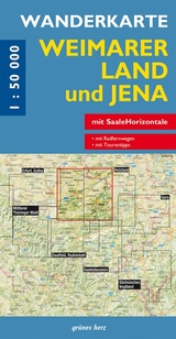 Wanderkarte Weimarer Land und Jena - Gebhardt, Lutz