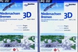 Niedersachsen/Bremen 3D. Das interaktive Kartenwerk. Set: DVD 1 + 2. - 